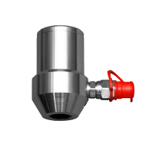 Hydraulikzylinder mit Schnellkupplung SKP Mini aus Aluminium  