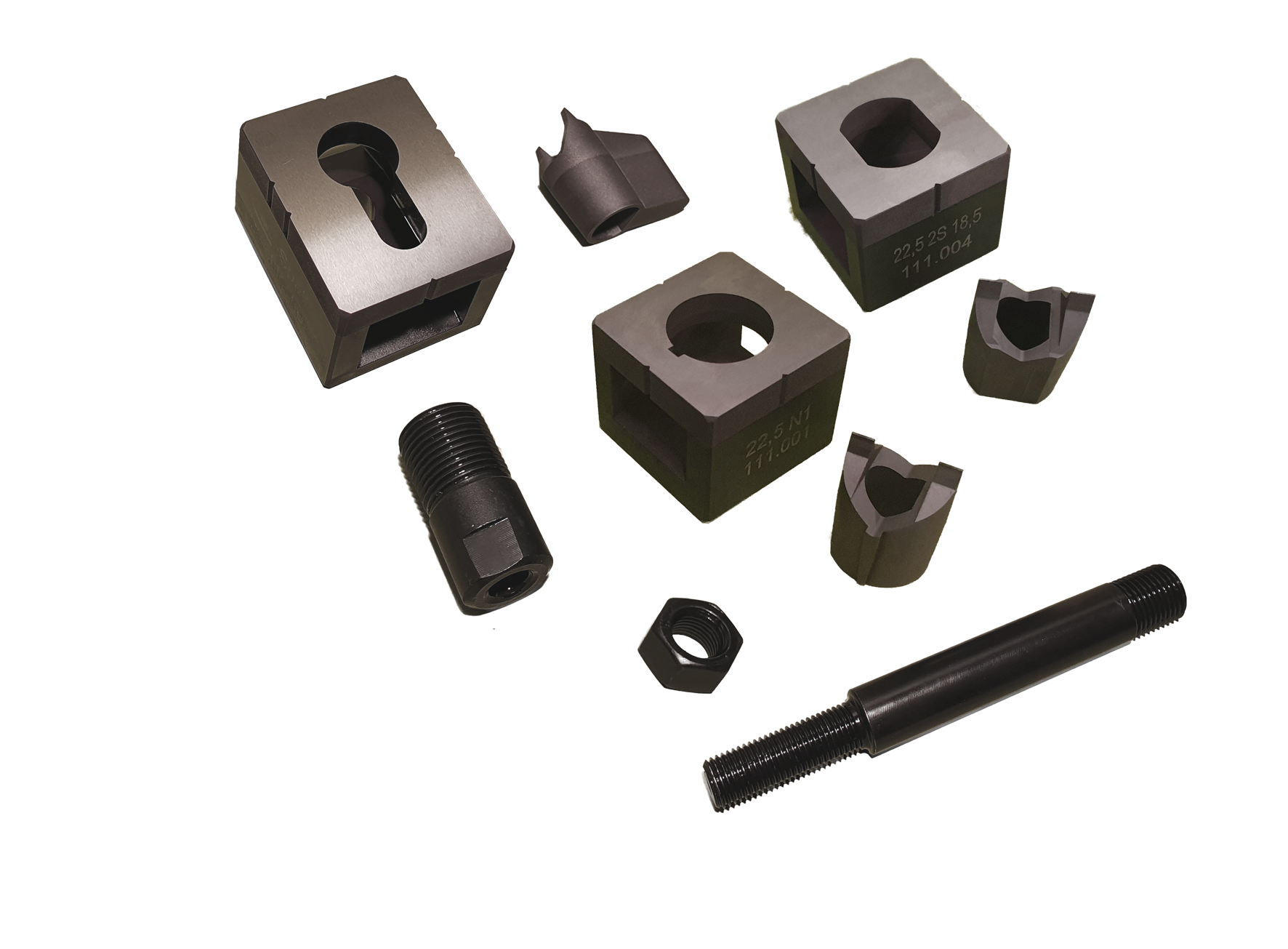 Mutter 00792 Blechlocher Viereck 15,9mm x 15,9mm Lochstanze mit Zugbolzen